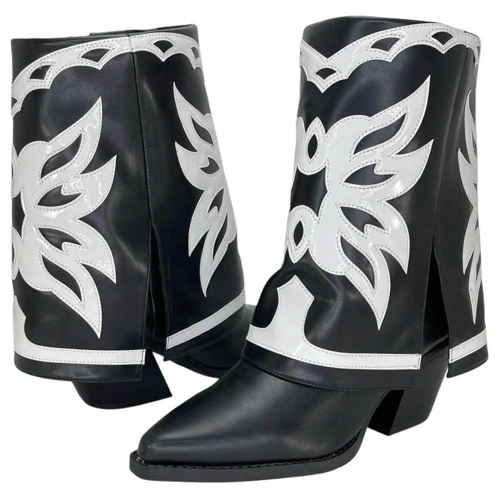 International Concepts Jadiza Western Style Over Ankle Womens Boots Size 7M - Picture 3 of 13